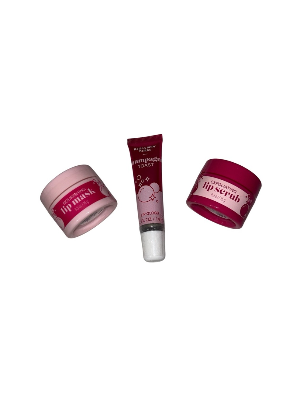 champagne toast lip set